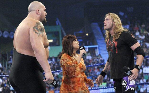 Vickie Guerrero Talks To World Heavyweight Champion Edge Big Show Vickie Guerrero Talks To World Heavyweight Champion Edge Big Show