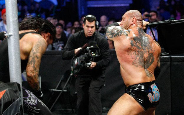World Heavyweight Champion The Undertaker vs. Batista (Chair Match) | WWE