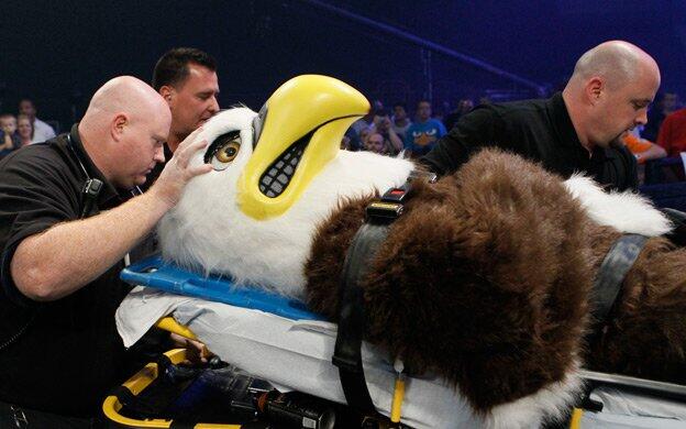 His feathers might have been ruffled, but this eagle would soar again.