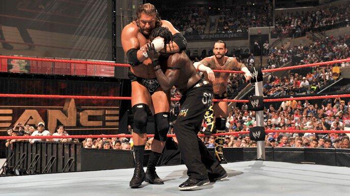 Triple H & CM Punk vs. The Miz & R-TruthWWE