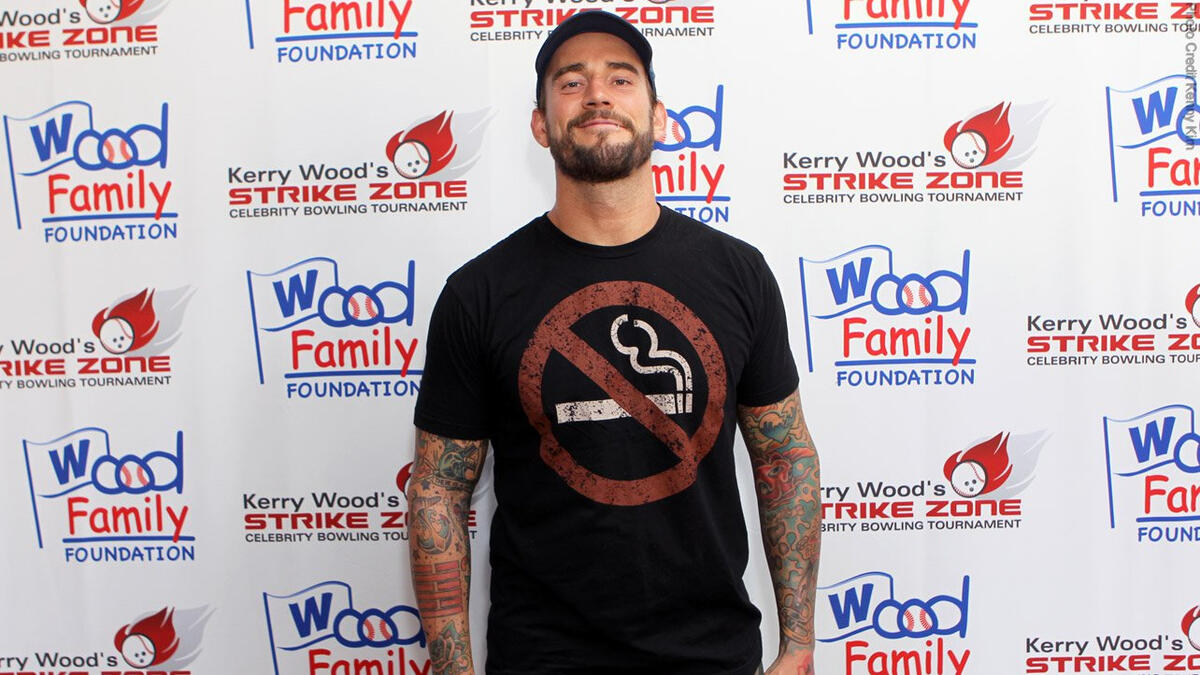 CM Punk at Kerry Wood's Strike Zone Celebrity Bowling Tournament: photos