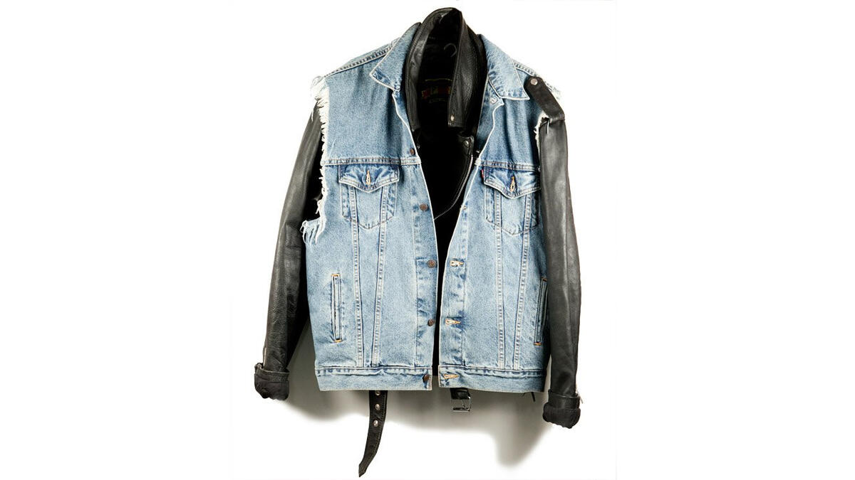 Vintage Triple H Denim Jacket With Patches