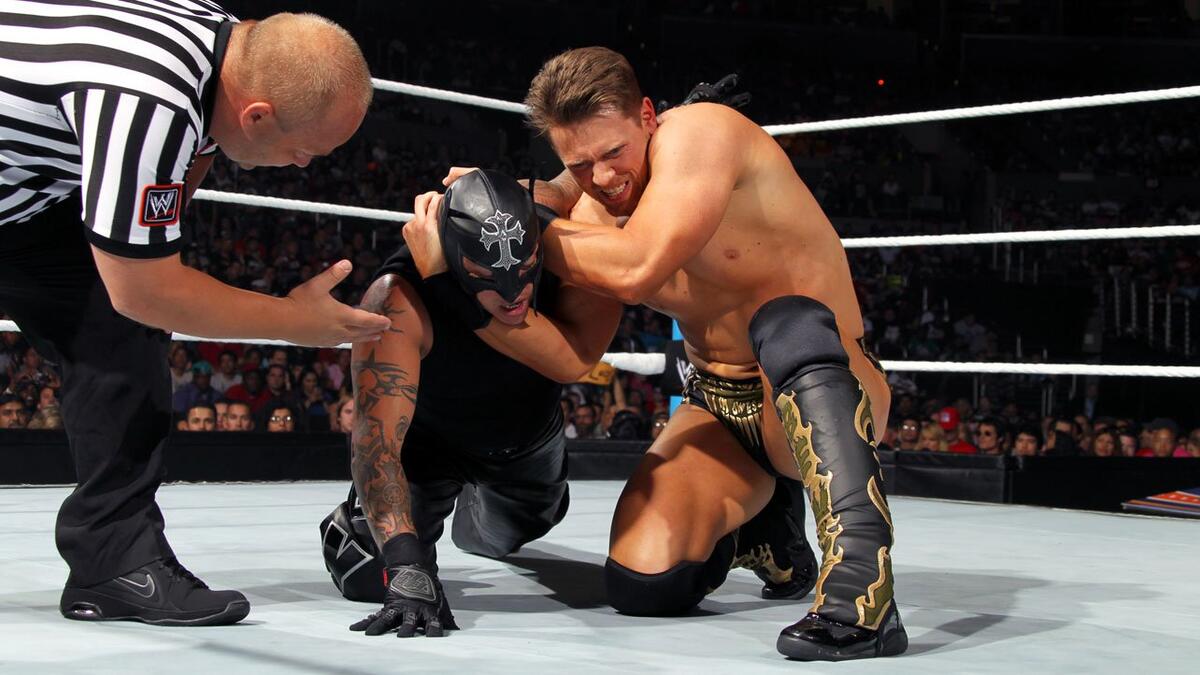 Mitz Rey Rey Mysterio vs. The Miz - Intercontinental Championship Match: photos ...