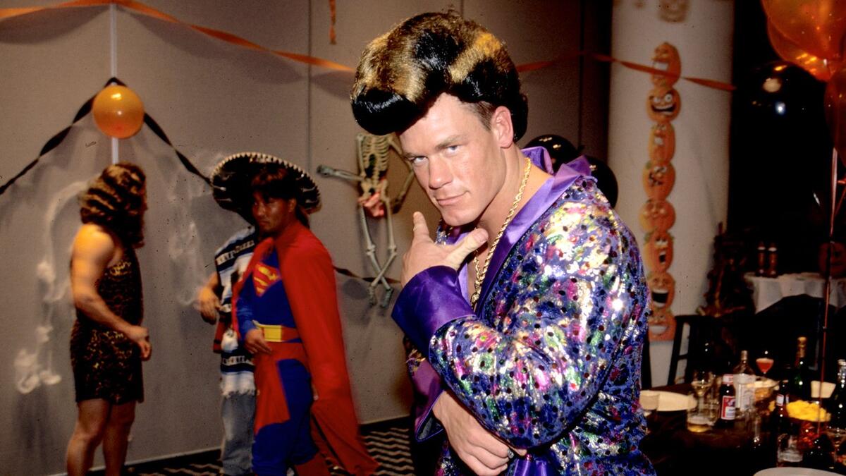 John Cena embraced his inner white rapper with his Vanilla Ice costume in 2002.