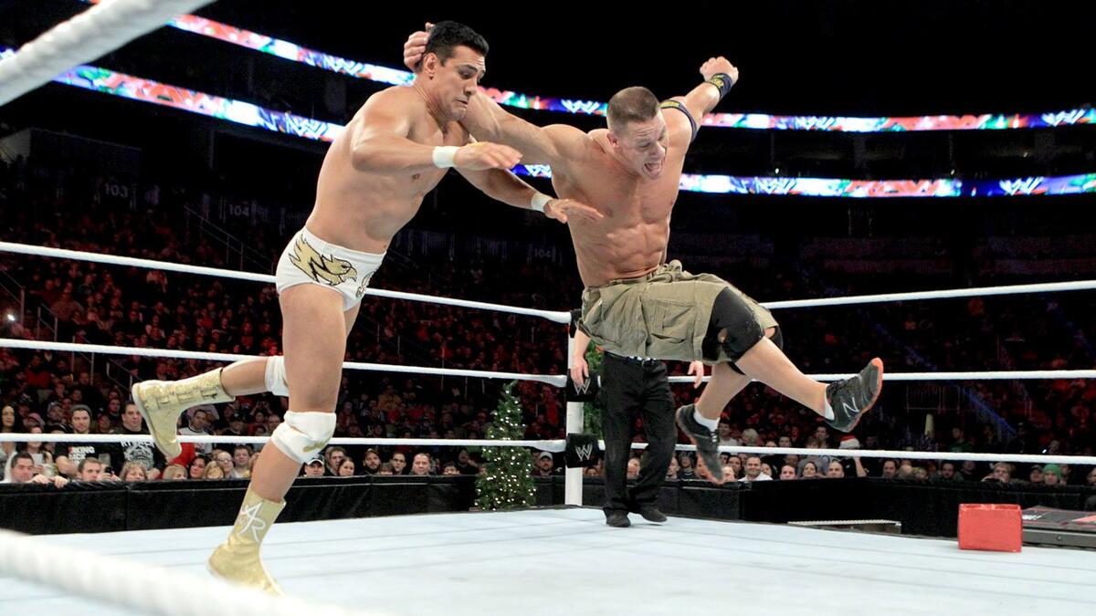 John Cena vs. Alberto Del Rio - Miracle on 34th Street Fight: photosWWE
