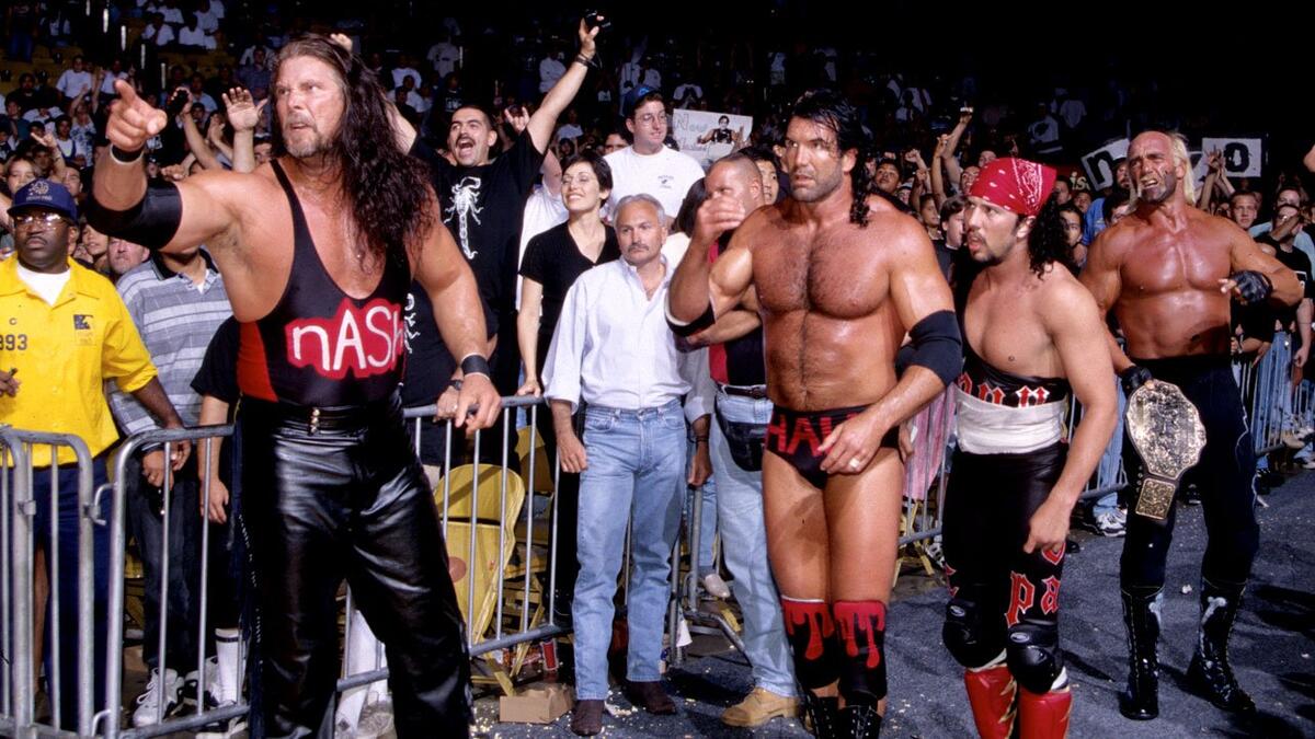 The original Wolfpac of the New World Order consisted of Kevin Nash, Scott Hall and Syxx.