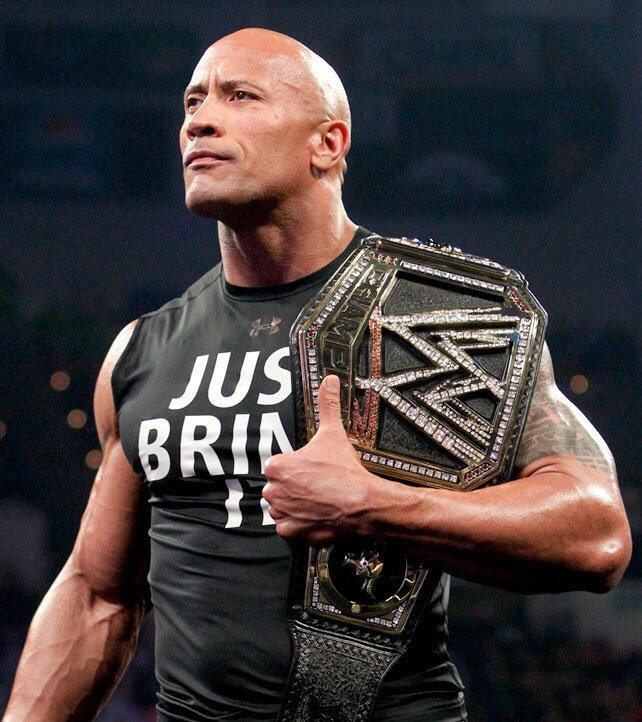 The Rock unveils the new WWE Championship: photos | WWE