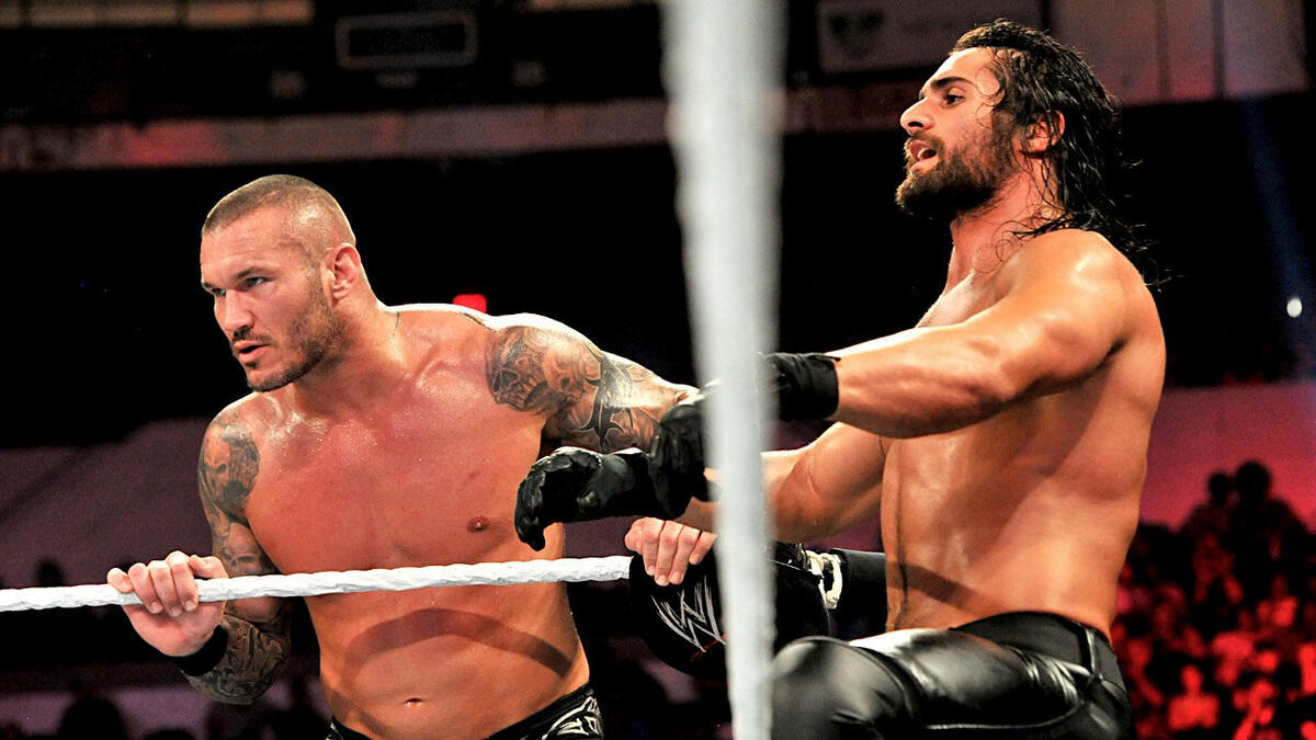 John Cena Roman Reigns Vs Randy Orton Seth Rollins Kane 3