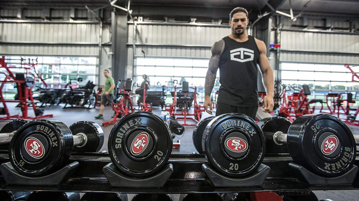 Roman Reigns Wrestlemania Workout Photos Wwe