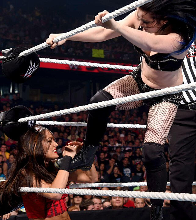 Bella paige brie vs WWE Night
