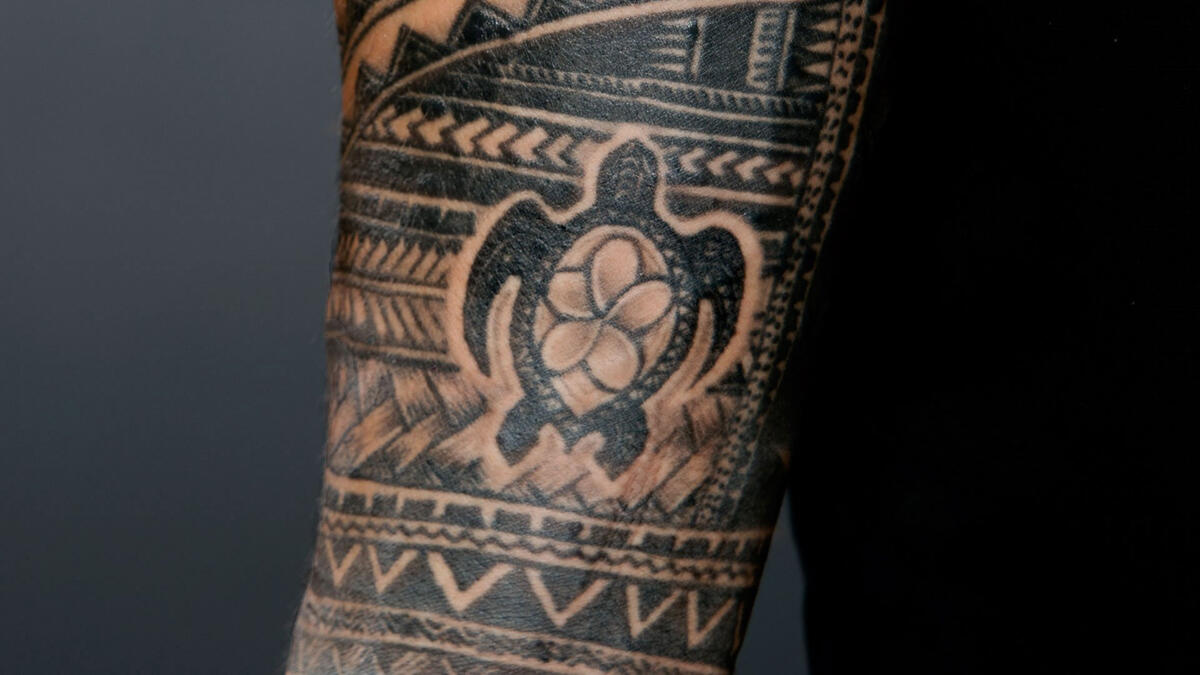 Full Sleeve Roman Reigns Samoan Tattoo Picture Wallpaper