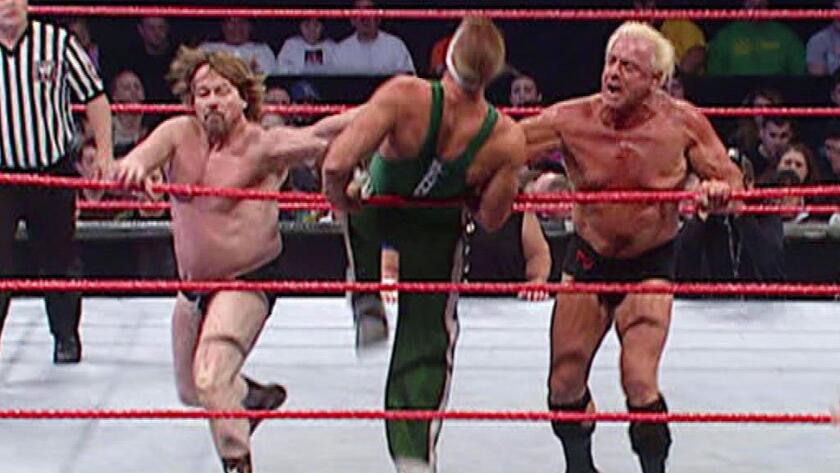 "Spirit Squad vs. Ric Flair & Roddy Piper: Cyber Sunday 2006 - World Tag  Team Championship Match"
