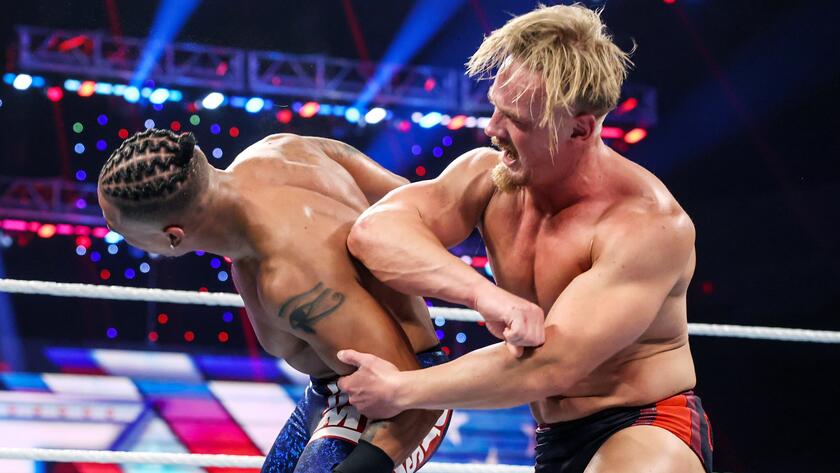 Ilja Dragunov brutalizes Carmelo Hayes: NXT Great American Bash 2023 highlights | WWE