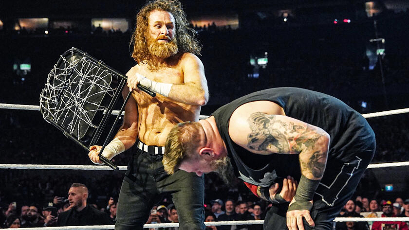 "Sami Zayn vs. Kevin Owens – Unsanctioned Match: Elimination Chamber 2025 highlights"
