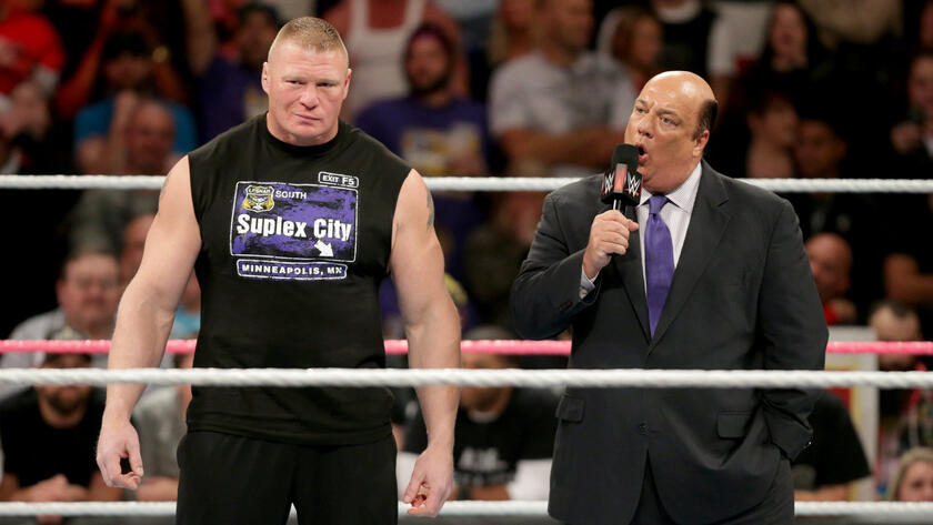 Brock Lesnar and Paul Heyman responded to Goldberg’s challenge (WWE)