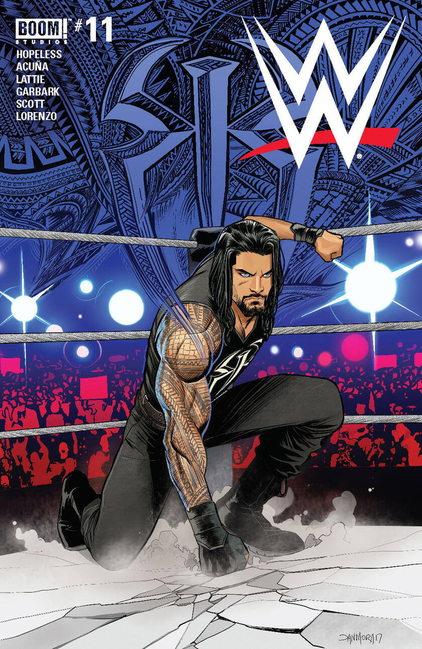 Roman Reigns confronts Seth Rollins in BOOM! Studios “WWE #11/