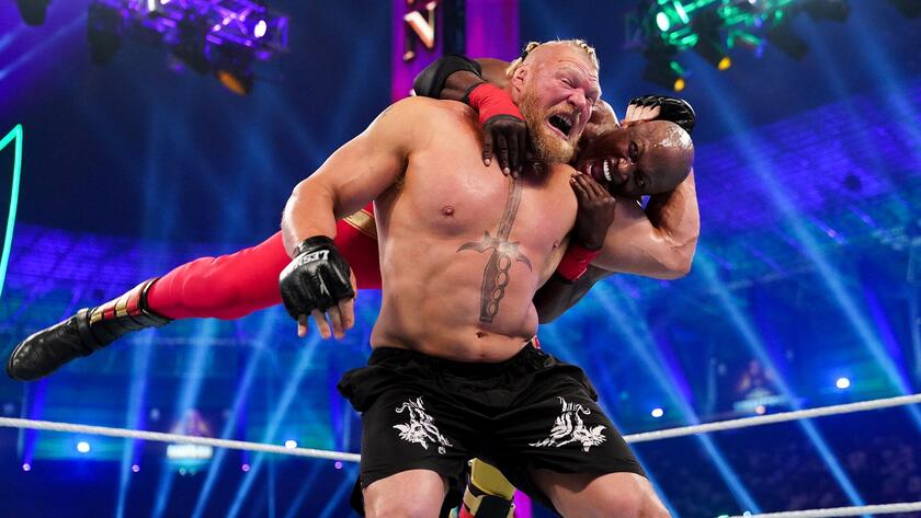 Brock Lesnar def. Bobby Lashley | WWE