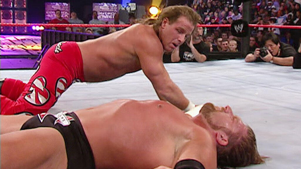 Shawn Michaels Vs Triple H Taboo Tuesday 2004 World