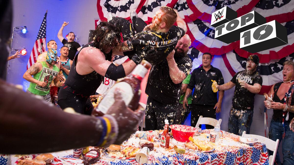 Craziest food fights: WWE Top 10, June 2, 2018 | WWE