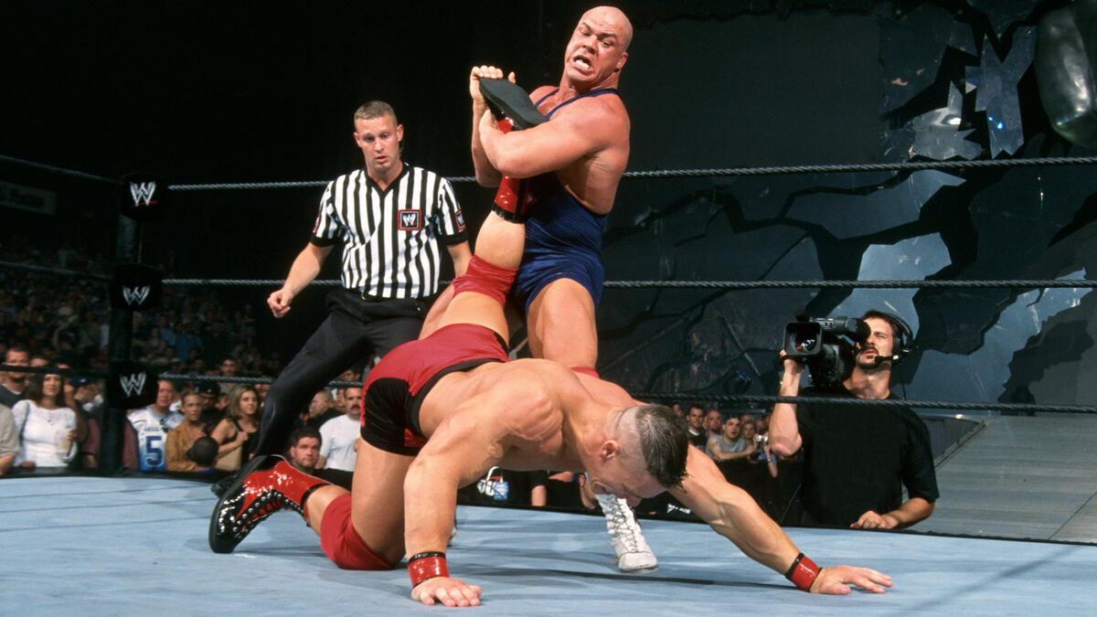 Kurt Angle vs. John Cena: SmackDown, June 27, 2002 | WWE