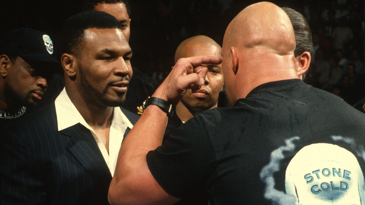 Mike Tyson and "Stone Cold" Steve Austin brawl on Raw: Raw, Jan. 19, 1998 | WWE