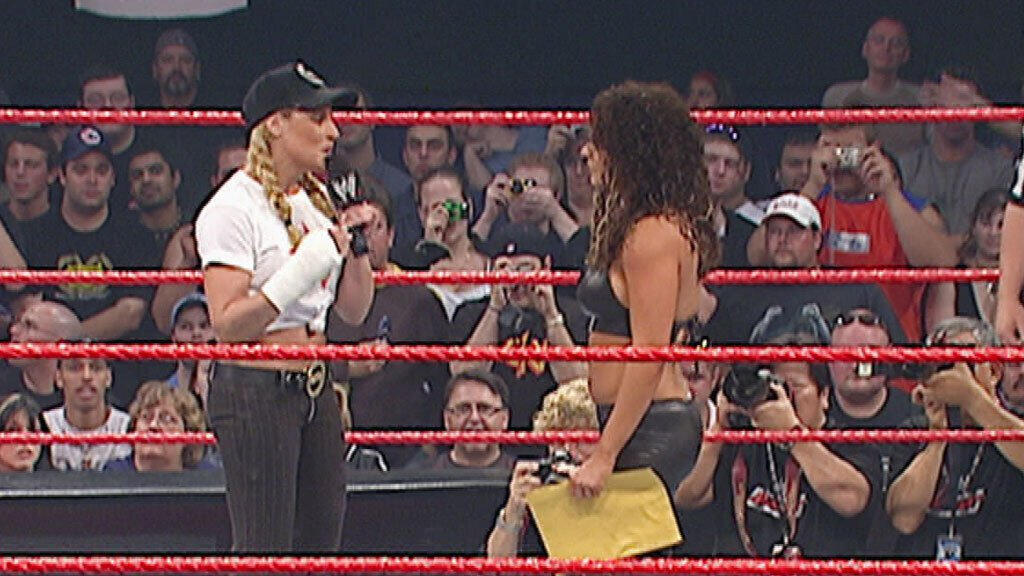 Nidia vs. Molly Holly vs. Victoria Pole Match Raw, July 5, 2004 WWE