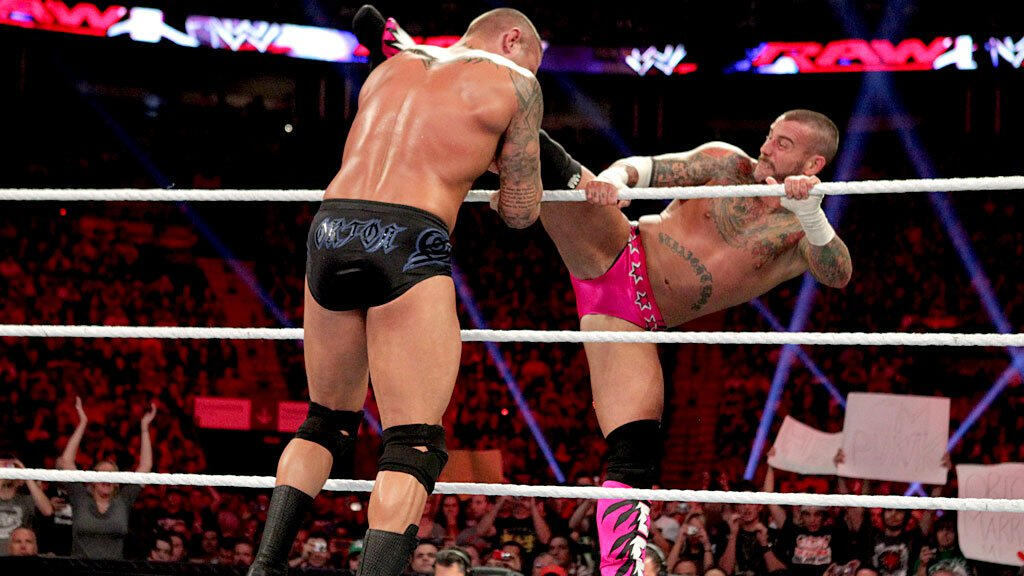 CM Punk Vs Randy Orton Exclusive Commercial Break Footage Raw Sept WWE