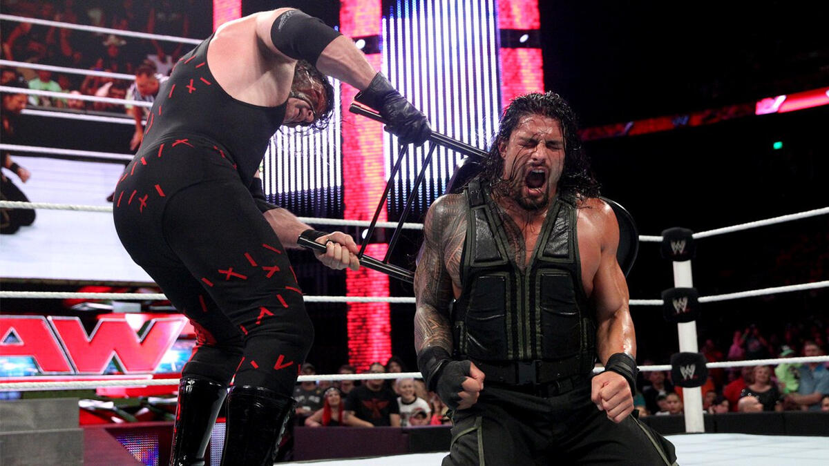 Roman Reigns vs. Kane - Last Man Standing Match: Raw, Aug. 4, 2014 | WWE