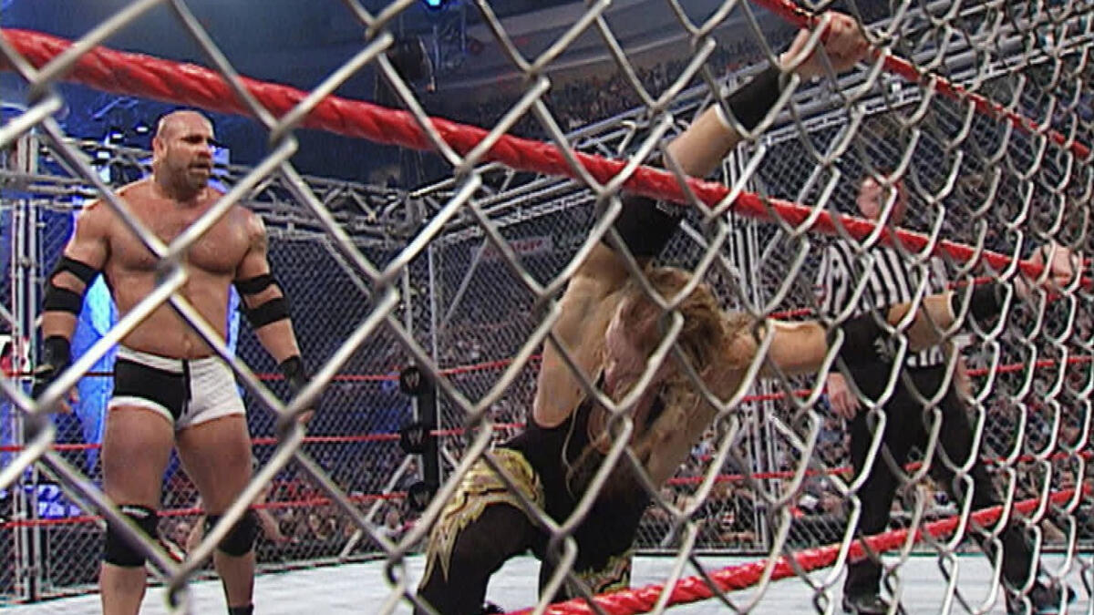 Goldberg vs. Christian Steel Cage Match, Raw, May 12, 2003 WWE