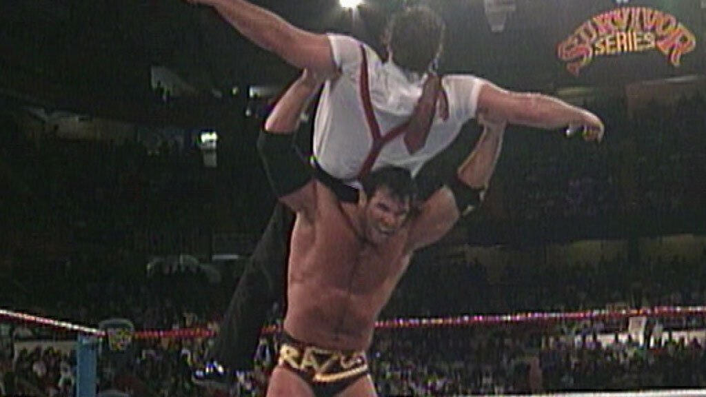 WWE Razor Ramon vs Crush 1993 - Luta Livre Americana WWF Tarzan