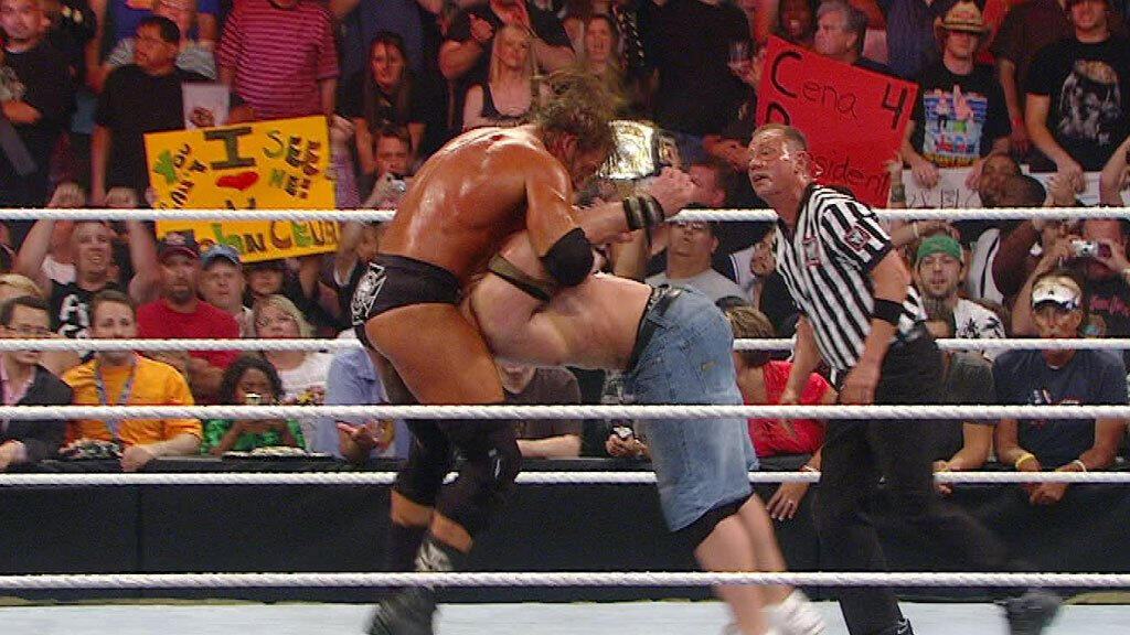 Triple vs. John Cena: of Champions 2008 - WWE Championship Match | WWE