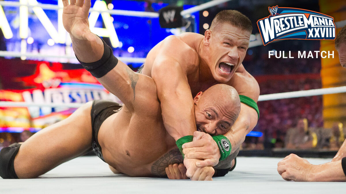 The Rock Vs John Cena Once In A Lifetime Match Wrestlemania Xxviii Full Match Wwe