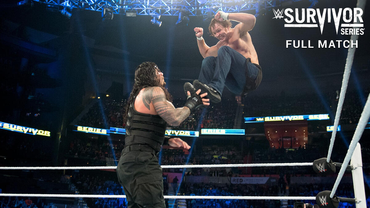 Dean Ambrose Vs Roman Reigns Wwe World Heavyweight Title