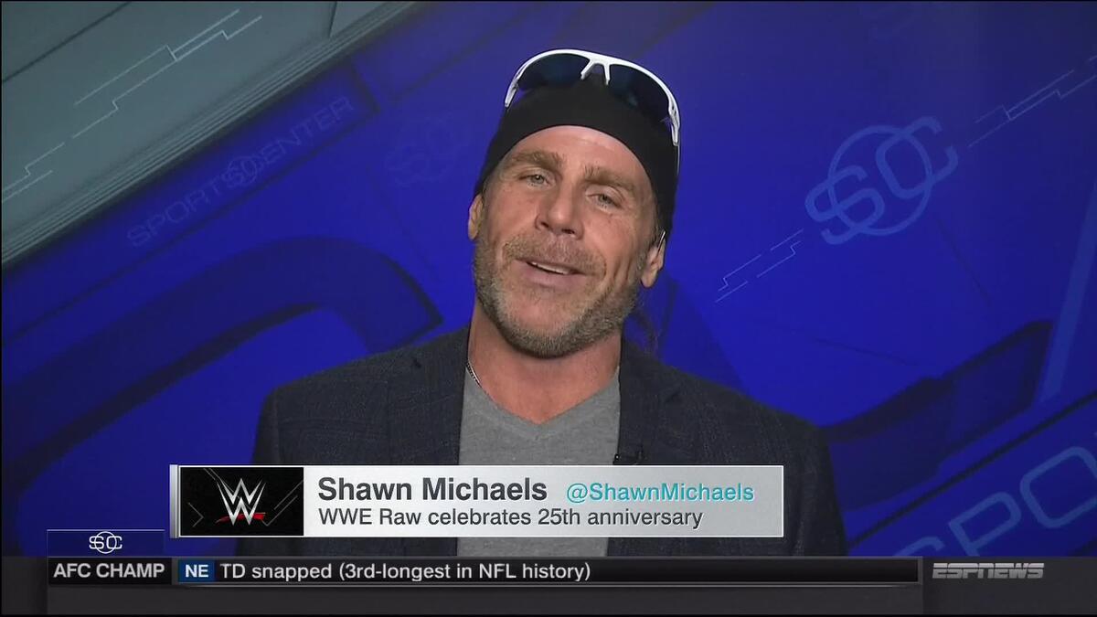 Shawn Michaels reflects on 25 years of Monday Night Raw on ESPN's
