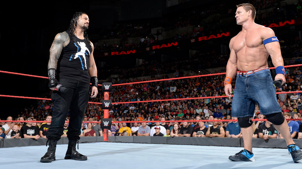 John Cena And Roman Reigns War Of Words Continues Wwe