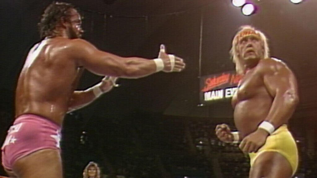 Hulk Hogan and Randy Savage form the Mega Powers: Saturday Night's ...