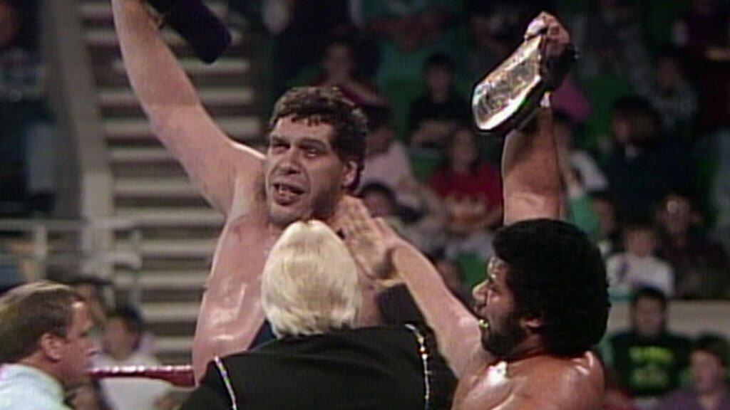 Demolition vs. The Colossal Connection - World Tag Team Championship ...