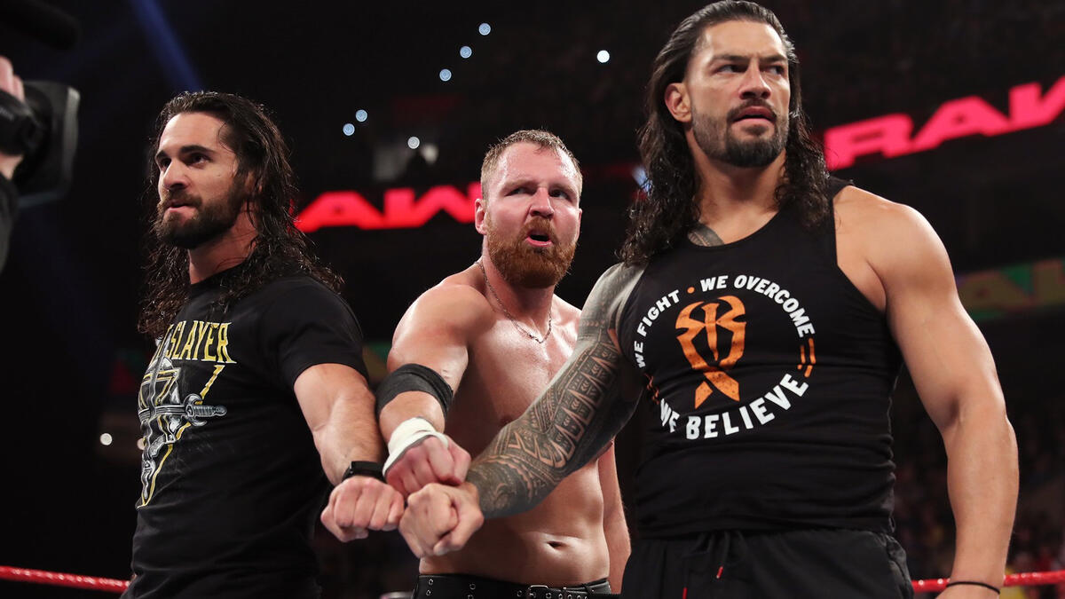 Roman Reigns Seth Rollins And Dean Ambrose Reunite As The Shield