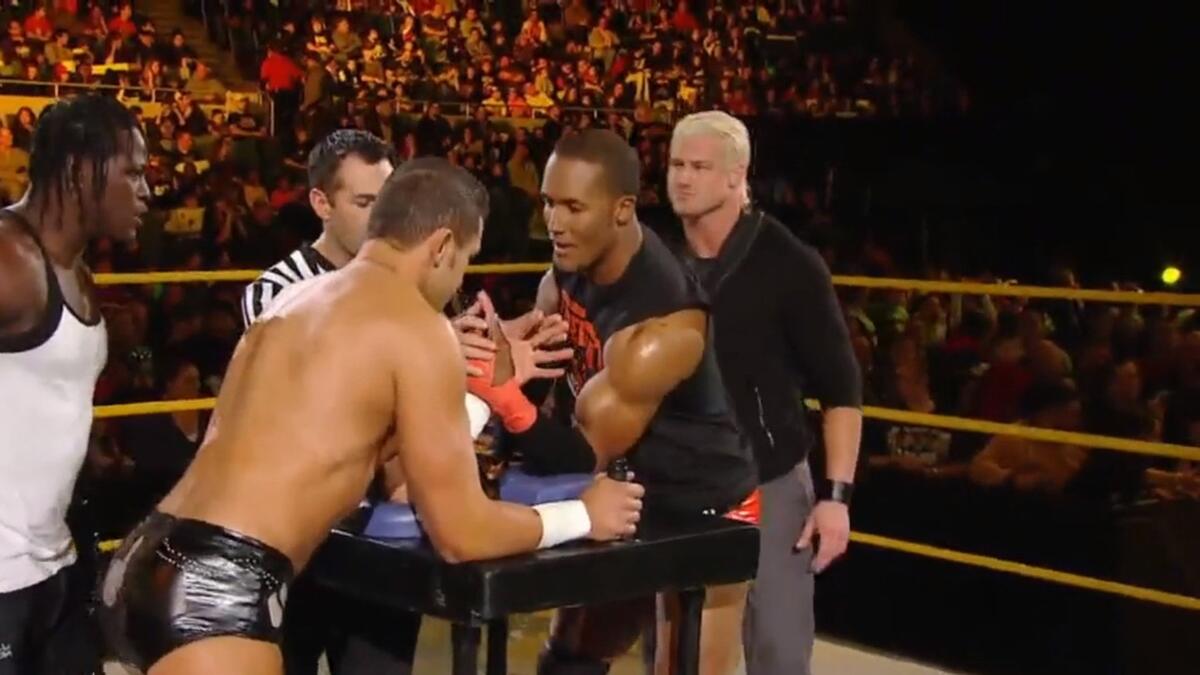 Nxt Rookies WWE NXT: NXT Rookie Challenge: Arm Wrestling | WWE