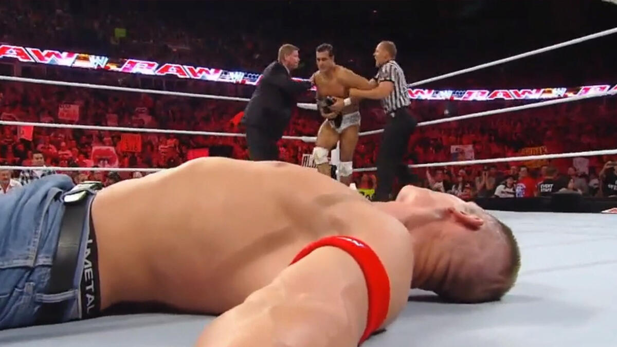 John Cena Nikki Bella Xxx - Raw: Alberto Del Rio assaults No. 1 Contender John Cena | WWE