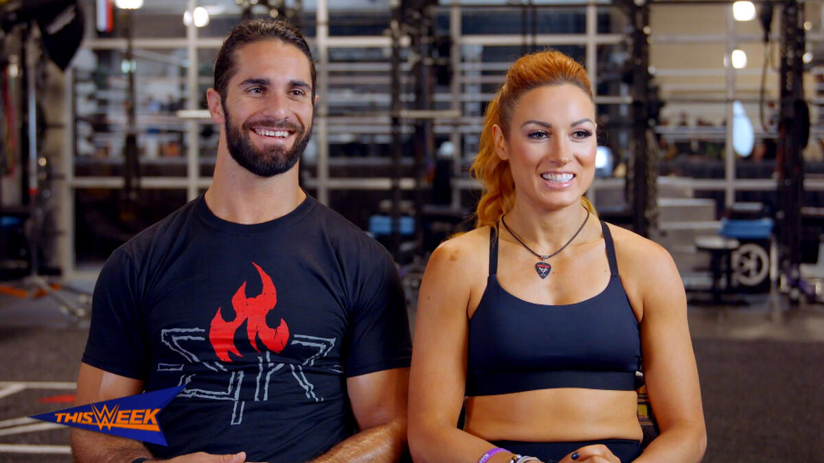 Seth Rollins and Becky Lynch are featured in “Muscle & Fitness”