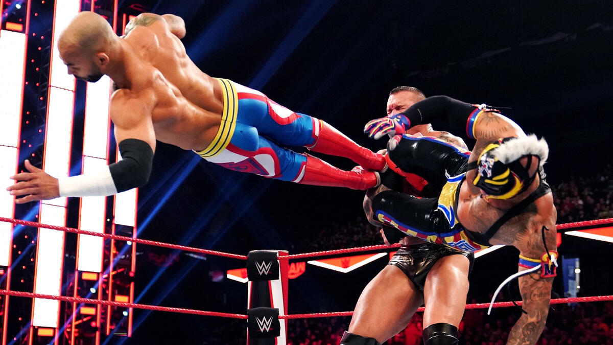 Rey Mysterio vs. Ricochet vs. Randy Orton vs. Drew McIntyre: Raw, Nov. 
