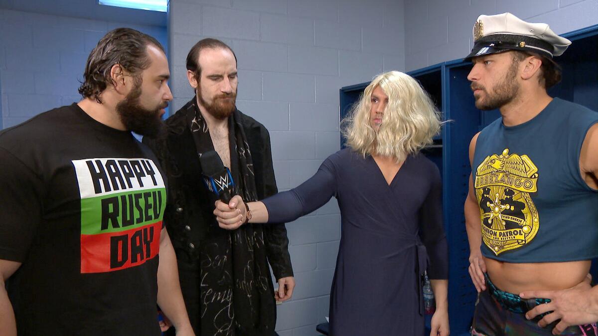 Rusev Day crash The Fashion Files with a challenge for Breezango: WWE ...