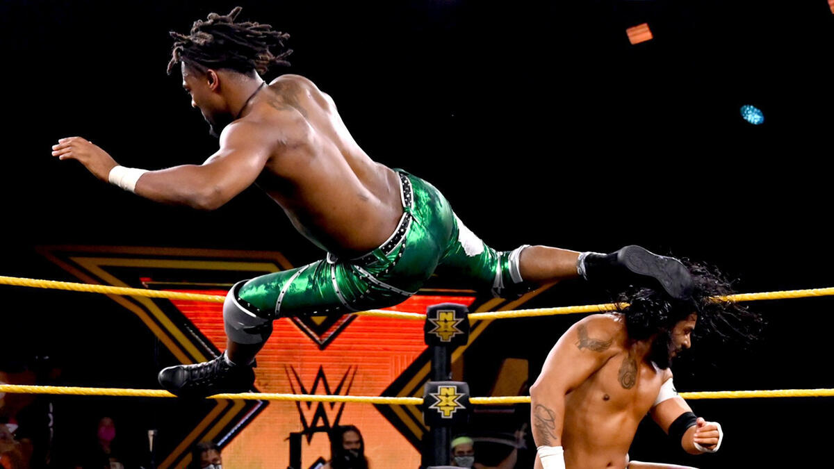 Santos Escobar vs. Isaiah “Swerve” Scott – NXT Cruiserweight Title Match: WWE NXT, Aug. 26, 2020 | WWE