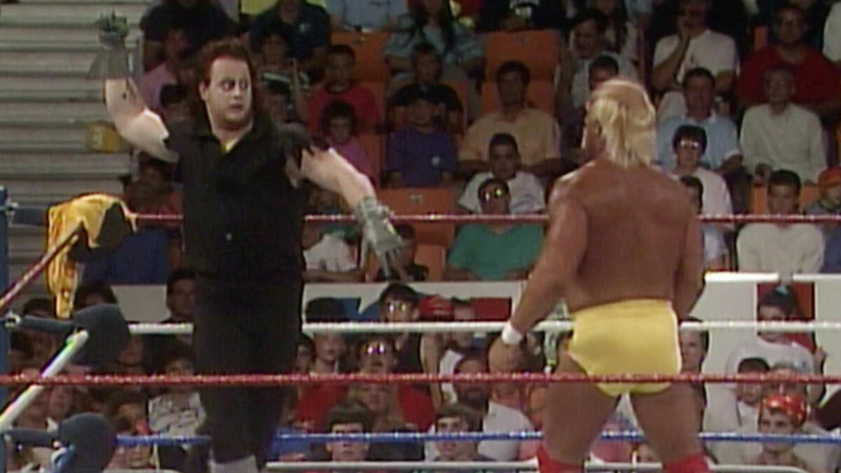Hulk Hogan vs. The Undertaker for first Hulkamania 6, July 29, 1991 |