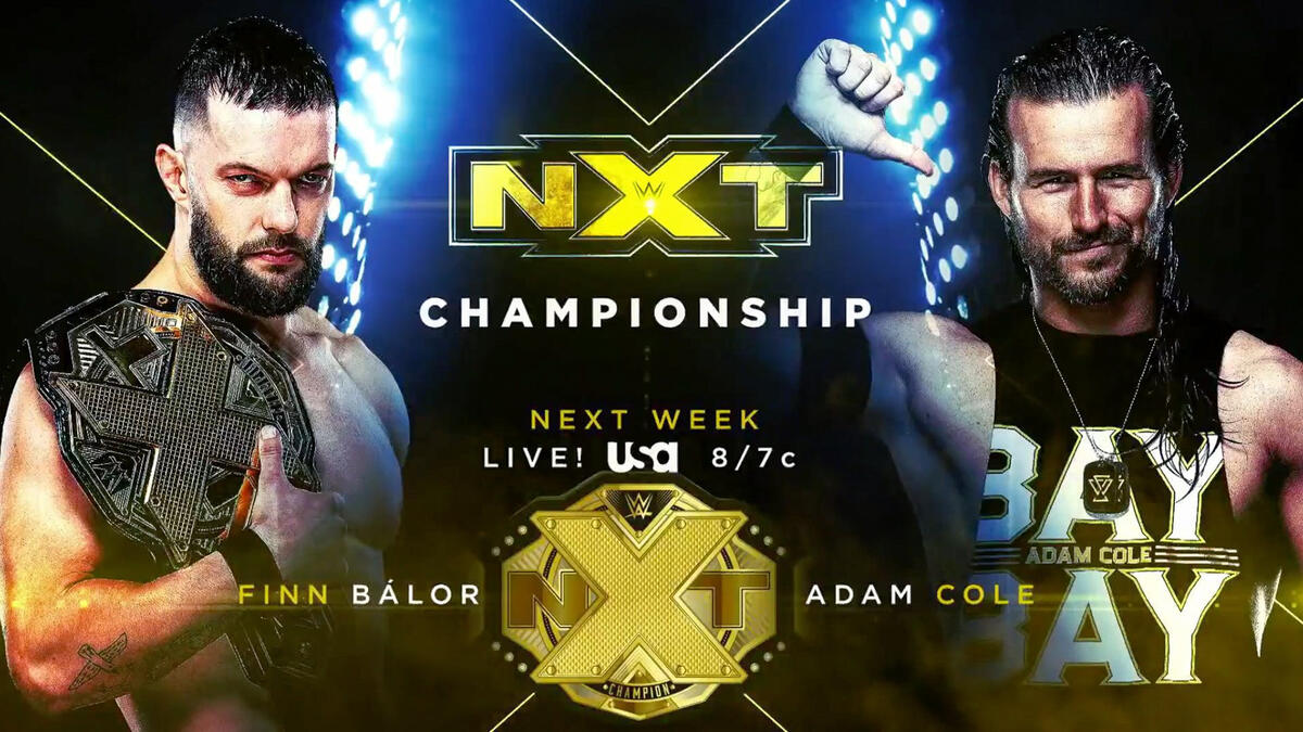 Finn Bálor collides with Adam Cole for NXT Title next week: WWE NXT, March 3,  2021 | WWE