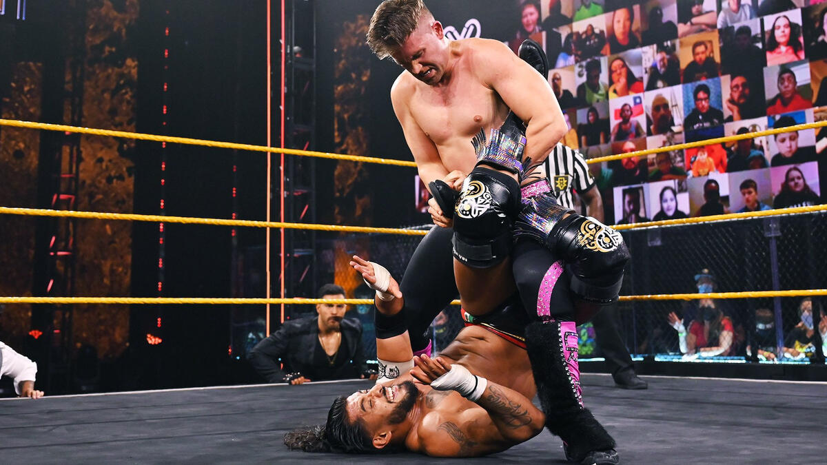 WWE on X: 😱😱😱 @EscobarWWE just kidnapped AJ Galante!! #NXTSpringBreakin  #WWENXT  / X