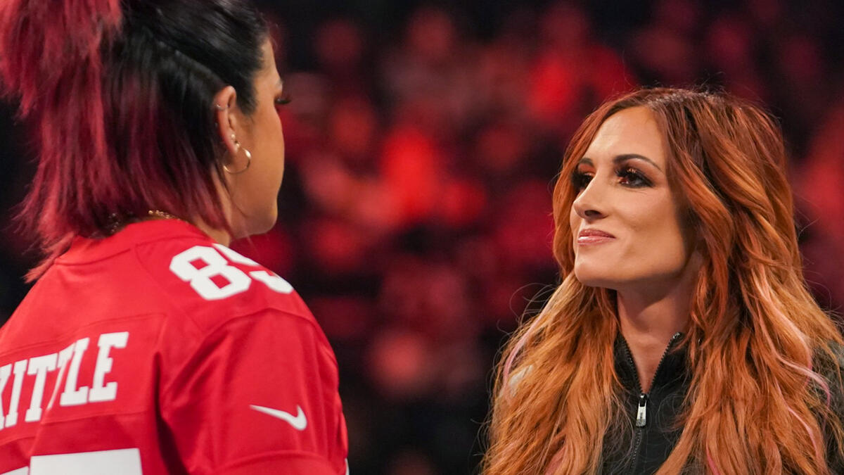 WWE Raw - There is no shortage of history between these two. Becky Lynch  and Bayley will face off TONIGHT in a STEEL CAGE MATCH on #RAWisXXX 👊 📺  8/7c on USA Network