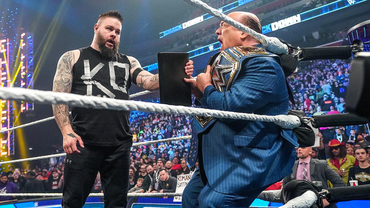 Owens delivers a surprise attack on Reigns and The Bloodline SmackDown
