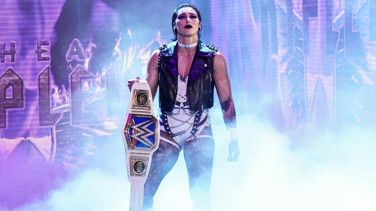 Rhea Ripley debuts allwhite gear WWE Backlash 2023 highlights WWE